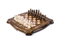 Jeu D'Échecs Soviétique En Bois
