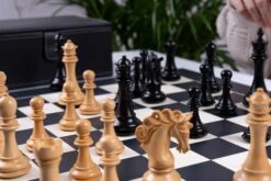 Jeu D'Échecs Épique En Bois D'Ébène Et D'Érable 17 Jeu D'Échecs Épique En Bois D'Ébène Et D'Érable -Internationalité Échecs Magasin jeu echecs anigre boite