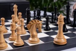 Jeu D'Échecs Épique En Bois D'Ébène Et D'Érable 16 Jeu D'Échecs Épique En Bois D'Ébène Et D'Érable -Internationalité Échecs Magasin jeu echecs anigre cavalier