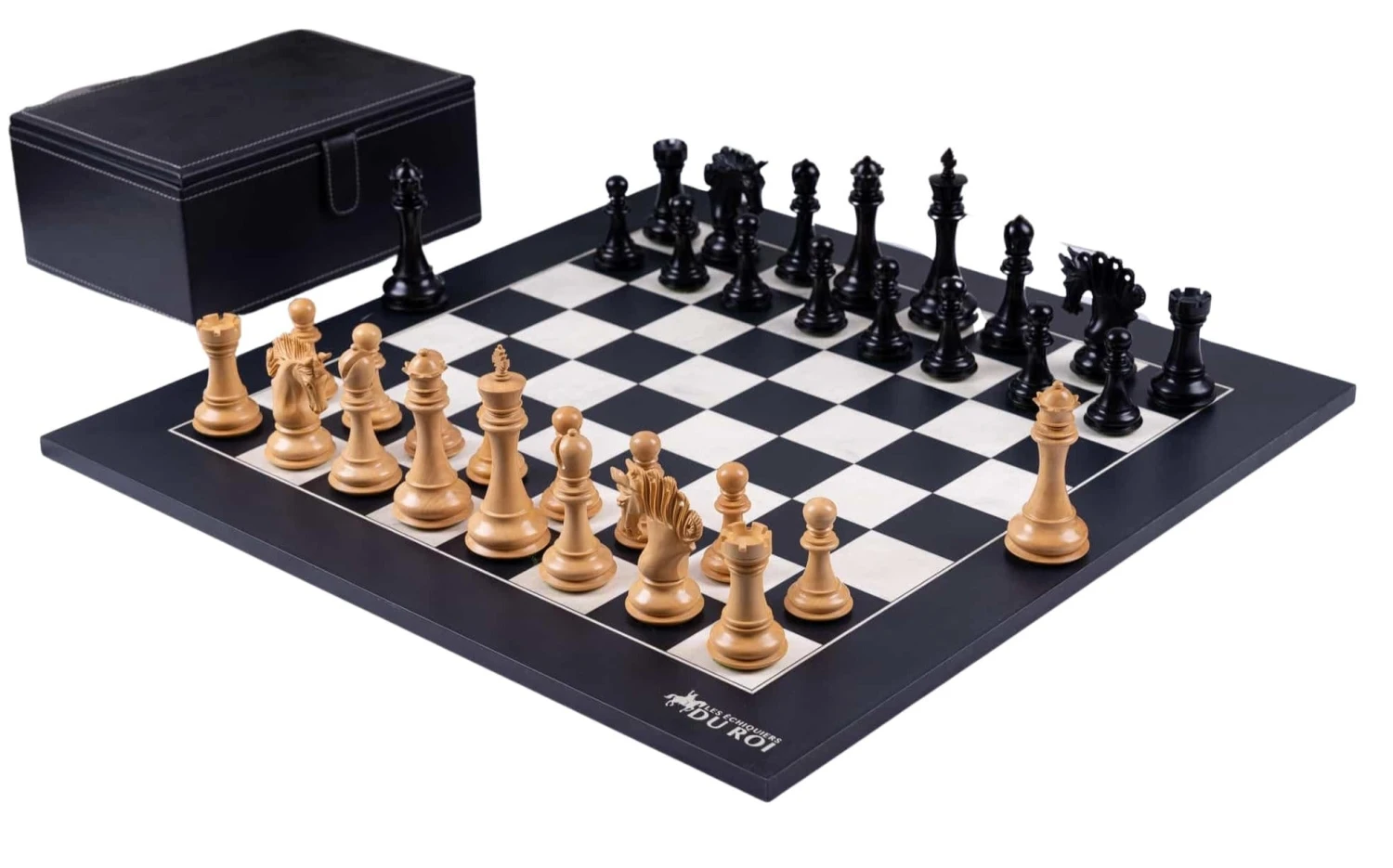 Jeu D'Échecs Épique En Bois D'Ébène Et D'Érable 3 Jeu D'Échecs Épique En Bois D'Ébène Et D'Érable