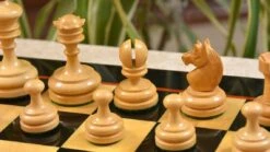 Jeu D'Échecs En Bois De Buis Rouge -Internationalité Échecs Magasin jeu echecs bois buis rouge reine