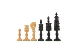 Jeu D'Échecs En Bois D'Ébène 8 Jeu D'Échecs En Bois D'Ébène -Internationalité Échecs Magasin jeu echecs bois ebene fait main