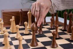 Jeu D'Échecs Moderne Minimaliste En Bois 20 Jeu D'Échecs Moderne Minimaliste En Bois -Internationalité Échecs Magasin jeu echecs bois minimaliste jouer