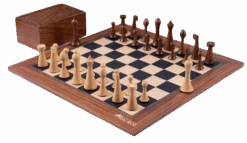 Jeu D'Échecs Moderne Minimaliste En Bois