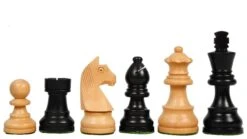 Jeu D'échecs En Buis Ebonisé