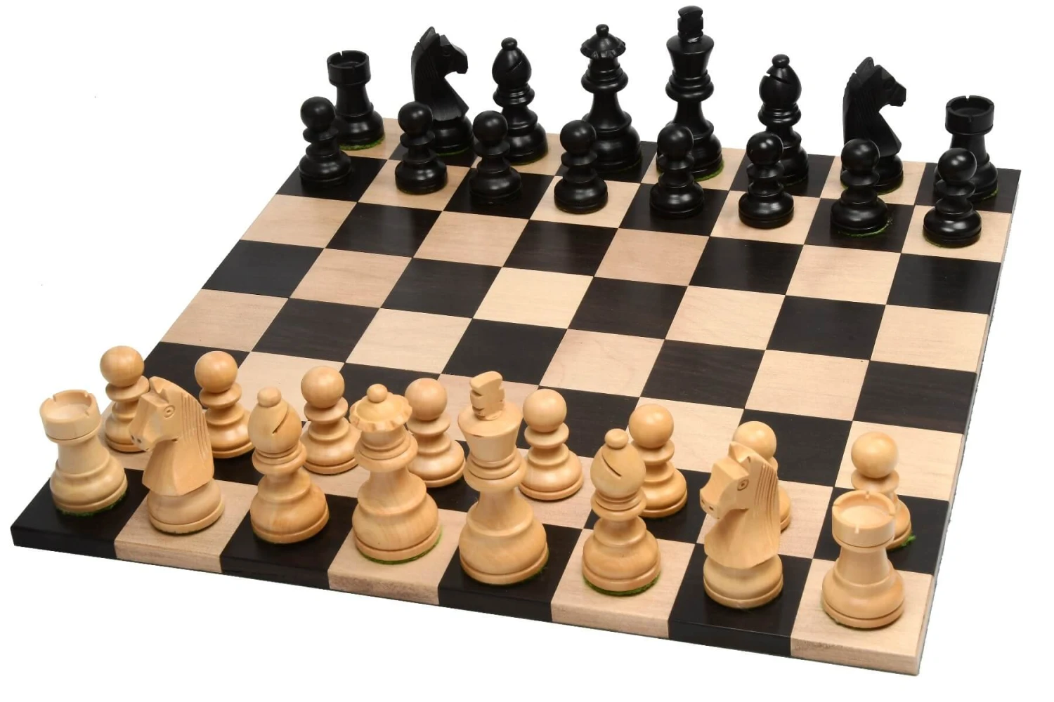 Jeu D'échecs En Buis Ebonisé 11 Jeu D'échecs En Buis Ebonisé – Image 9