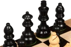Jeu D'échecs En Buis Ebonisé 17 Jeu D'échecs En Buis Ebonisé -Internationalité Échecs Magasin jeu echecs en buis fou