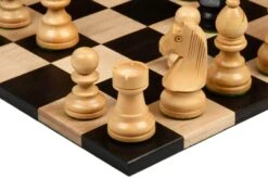 Jeu D'échecs En Buis Ebonisé 19 Jeu D'échecs En Buis Ebonisé -Internationalité Échecs Magasin jeu echecs en buis tour