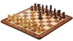 Jeu D'Échecs Français En Bois De Rose 19 Jeu D'Échecs Français En Bois De Rose -Internationalité Échecs Magasin jeu echecs francais bois rose echiquier