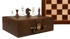 Coffret De Luxe Jeu D'échecs Marbre -Internationalité Échecs Magasin jeu echecs marbre luxe