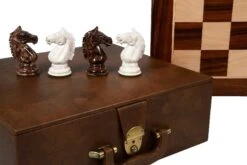 Coffret De Luxe Jeu D'échecs Marbre -Internationalité Échecs Magasin jeu echecs marbre peint