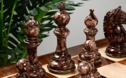 Coffret De Luxe Jeu D'échecs Marbre -Internationalité Échecs Magasin jeu echecs marbre pions