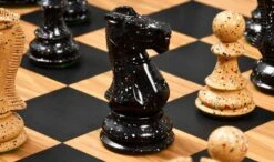 Coffret De Luxe Avec Peinture Originale -Internationalité Échecs Magasin jeu echecs peinture cavalier