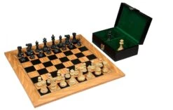 Coffret De Luxe Avec Peinture Originale -Internationalité Échecs Magasin jeu echecs peinture luxe
