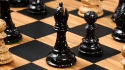 Coffret De Luxe Avec Peinture Originale -Internationalité Échecs Magasin jeu echecs peinture pions