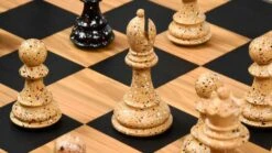 Coffret De Luxe Avec Peinture Originale -Internationalité Échecs Magasin jeu echecs peinture tour