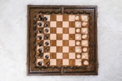 Jeu D'échecs Pliable Et Son échiquier -Internationalité Échecs Magasin jeu echecs pliable pions