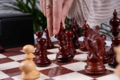 Jeu D’échecs Renaissance En Bois Rose Et Frêne (Haute Brillance) -Internationalité Échecs Magasin jeu echecs renaissance bois de rose