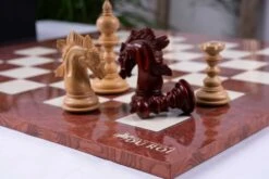 Jeu D’échecs Renaissance En Bois Rose Et Frêne (Haute Brillance) -Internationalité Échecs Magasin jeu echecs renaissance jeux plateau vernis