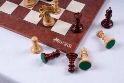 Jeu D’échecs Renaissance En Bois Rose Et Frêne (Haute Brillance) -Internationalité Échecs Magasin jeu echecs renaissance leste