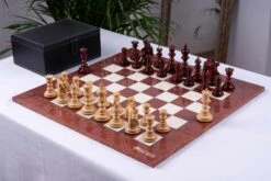 Jeu D’échecs Renaissance En Bois Rose Et Frêne (Haute Brillance) -Internationalité Échecs Magasin jeu echecs renaissance plateau