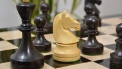 Jeu D'Échecs Russe En Buis Et En Bois D'Ebène 15 Jeu D'Échecs Russe En Buis Et En Bois D'Ebène -Internationalité Échecs Magasin jeu echecs russe bois ebene blanc