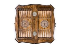 Jeu D'Échecs Russe Avec Échiquier Réversible En Backgammon -Internationalité Échecs Magasin jeu echecs russe noyer