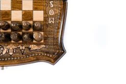 Jeu D'Échecs Russe Avec Échiquier Réversible En Backgammon -Internationalité Échecs Magasin jeu echecs russe roi