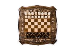 Jeu D'Échecs Russe Avec Échiquier Réversible En Backgammon -Internationalité Échecs Magasin jeu echecs russe tsar