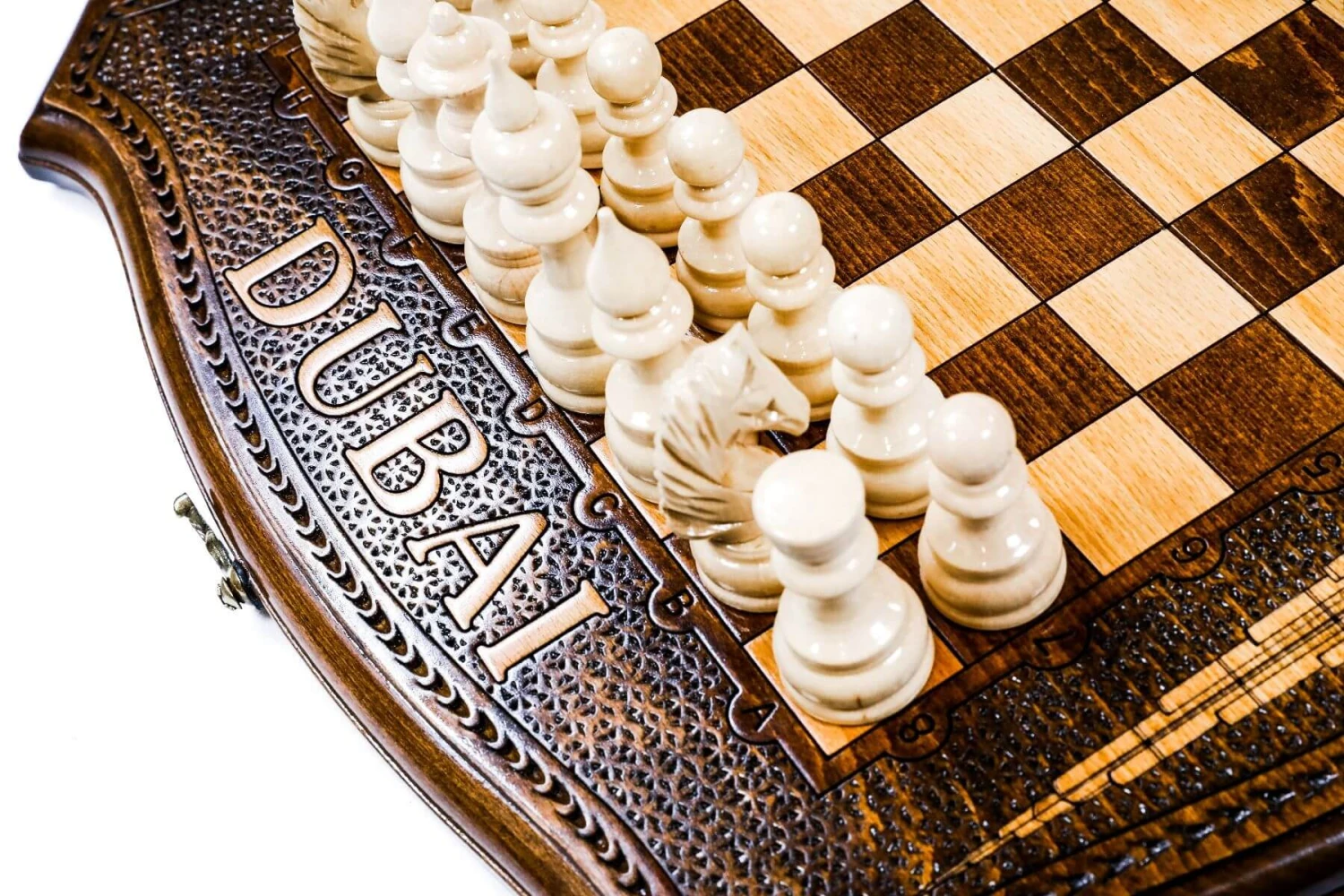 Joli Jeu D'Échecs En Bois 5 Joli Jeu D'Échecs En Bois – Image 3