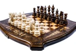 Joli Jeu D'Échecs En Bois 17 Joli Jeu D'Échecs En Bois -Internationalité Échecs Magasin joli jeu dechecs roi