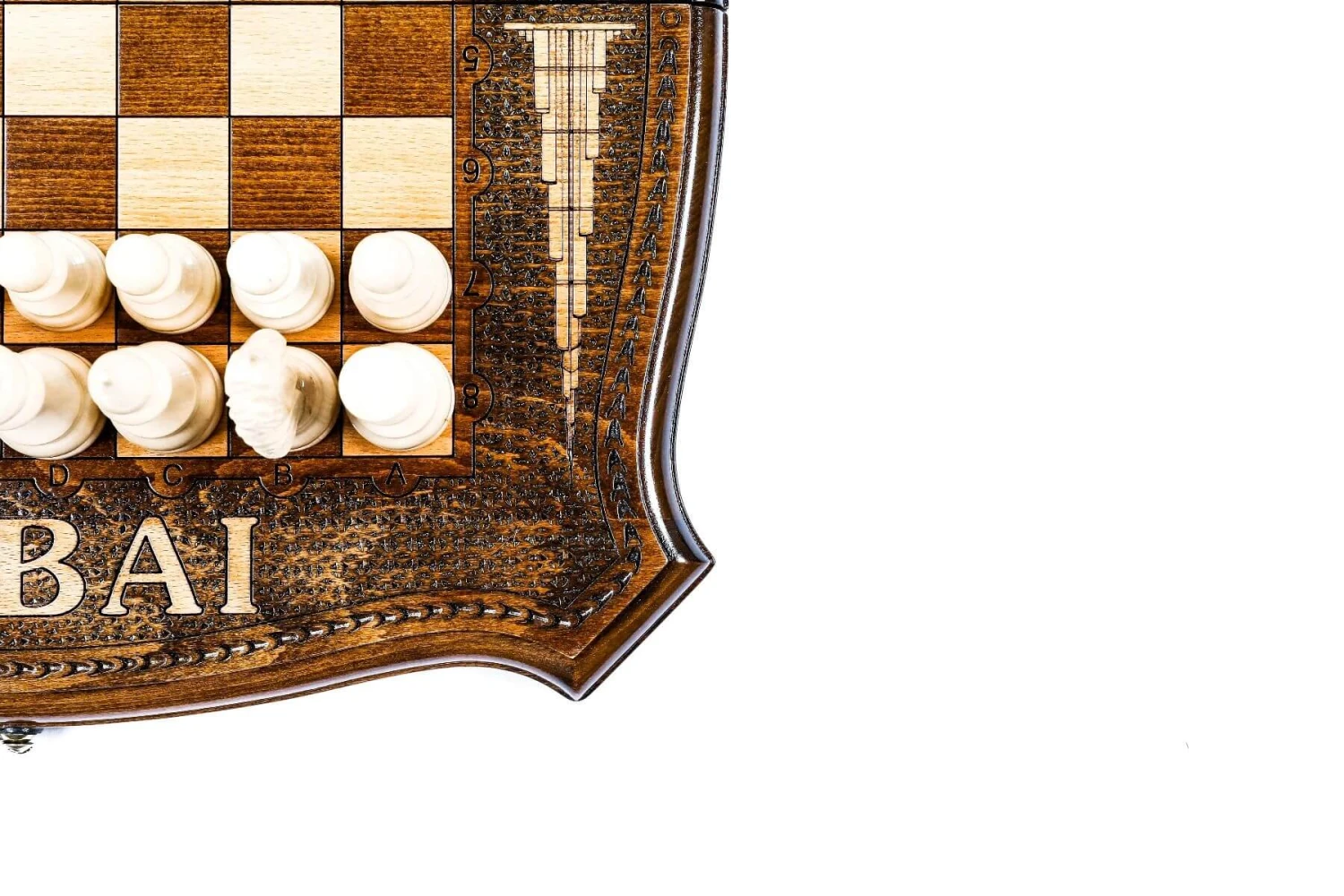 Joli Jeu D'Échecs En Bois 6 Joli Jeu D'Échecs En Bois – Image 4