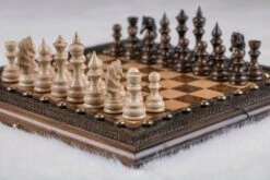 Petit Échiquier En Bois Et Son Jeu D'Échecs 10 Petit Échiquier En Bois Et Son Jeu D'Échecs -Internationalité Échecs Magasin petit echiquier en bois roi