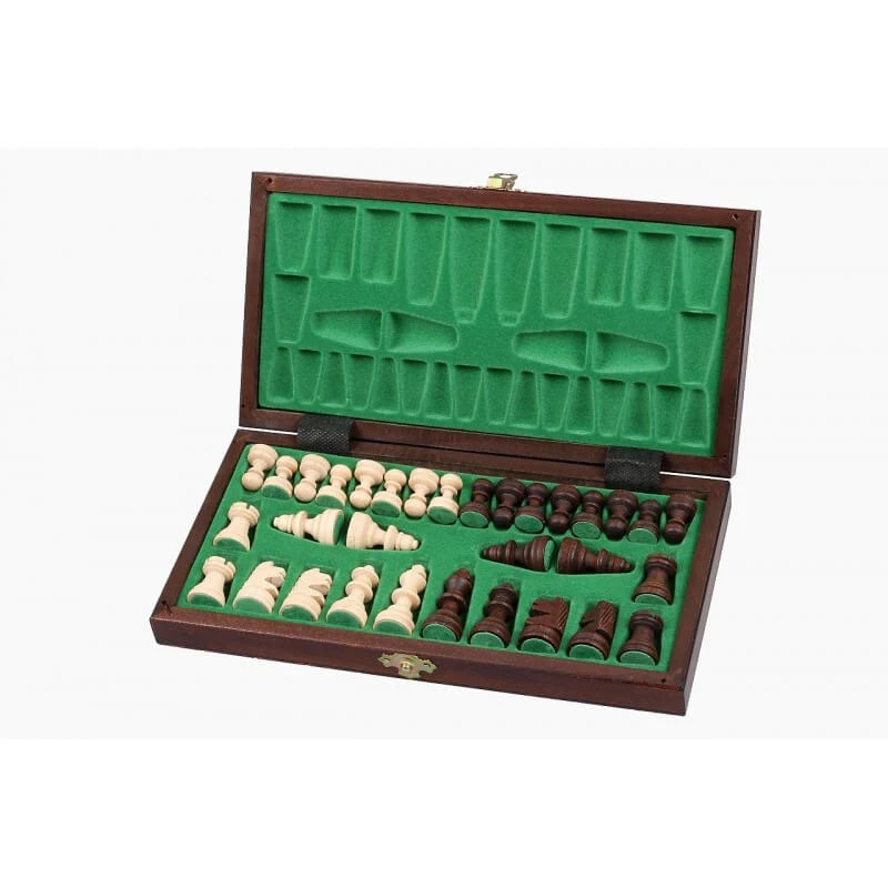 Petit Jeu D'Échecs En Bois 4 Petit Jeu D'Échecs En Bois – Image 2