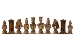 Pièces D'Échecs De Luxe 16 Pièces D'Échecs De Luxe -Internationalité Échecs Magasin pieces dechecs luxe pions noirs