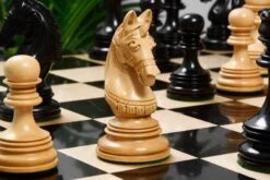 Pièces D'Échecs Plombées Feutrées N°5 -Internationalité Échecs Magasin pieces dechecs plombees feutrees n5 noirs