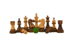 Pièces D'Échecs Artisanales En Bois Brûlé 26 Pièces D'Échecs Artisanales En Bois Brûlé -Internationalité Échecs Magasin pieces echecs artisanales feutre