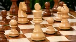 Pièces D'Échecs En Bois Exotique -Internationalité Échecs Magasin pieces echecs exotiques feutre