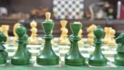 Jeu D'échecs Pour échiquier Vert -Internationalité Échecs Magasin pieces echecs pour echiquier artisanales