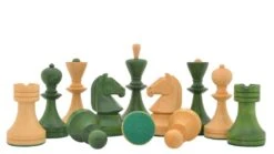 Jeu D'échecs Pour échiquier Vert -Internationalité Échecs Magasin pieces echecs pour echiquier originales