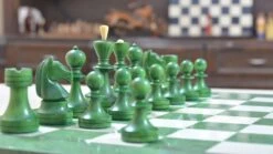 Jeu D'échecs Pour échiquier Vert -Internationalité Échecs Magasin pieces echecs pour echiquier pions
