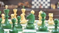 Jeu D'échecs Pour échiquier Vert -Internationalité Échecs Magasin pieces echecs pour echiquier reine