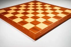 Plateau D'échecs Professionnel En Acajou