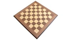 Plateau Échiquier En Bois De Noyer Et D'Érable -Internationalité Échecs Magasin plateau echiquier en bois pions