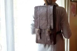 Sac à Dos Pour Echiquier En Cuir